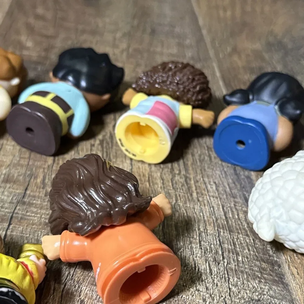 Fisher Price Little People Figure Lot Medieval Knights King Horses Animals 13pc